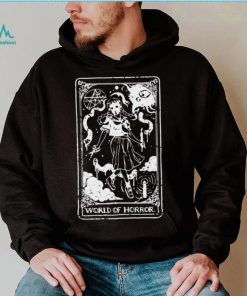 World of horror ominous tarot black shirt