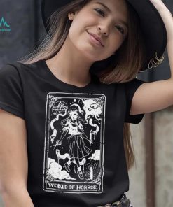 World of horror ominous tarot black shirt