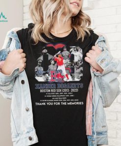 Xander Bogaerts Boston Red Sox 2013 – 2022 Thank You For The Memories Shirt