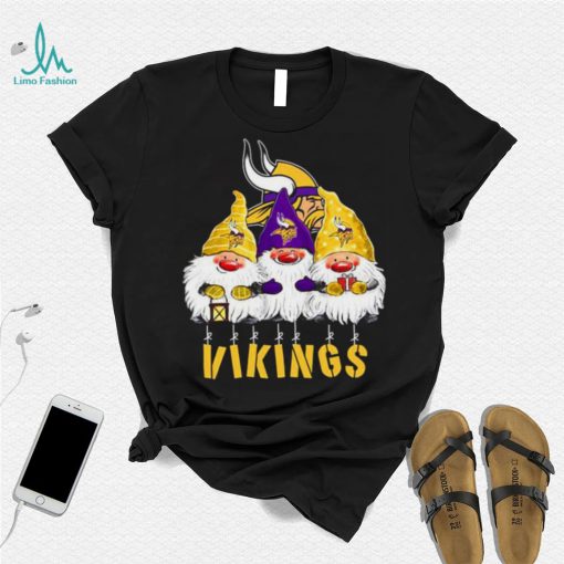 Xmas Mery Christmas Gnomies Minnesota Vikings Christmas T Shirt