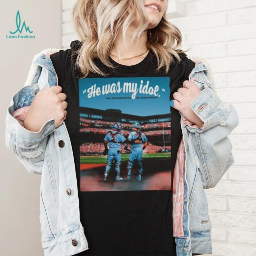 Yadier Molina And Willson Contreras He Was My Idol Shirt