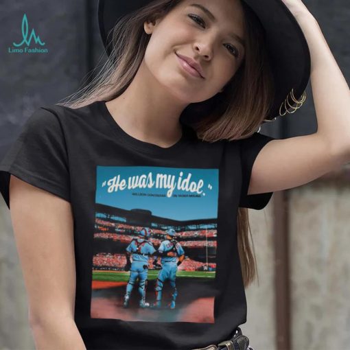Yadier Molina And Willson Contreras He Was My Idol Shirt