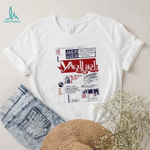 Yardbirds The Concert For Your Love Shirt