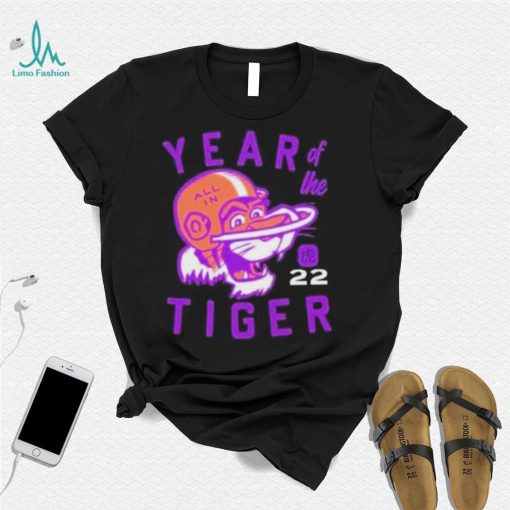 Year of the tiger 2022 clemson tigers shirt