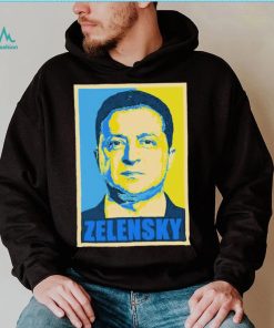 Yellow Blue Hope Style Inspired Ukrainian President Volodymyr Zelensky Shirt