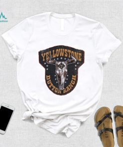 Yellowstone TV Show Cattle skull logo shirt