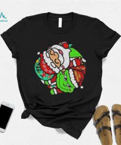 Yin and yang grinch santa claus I stole Christmas 2022 shirt