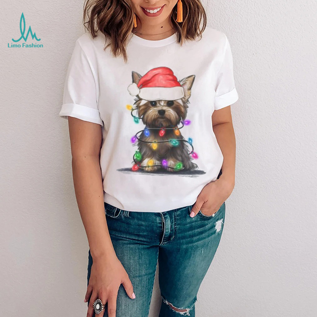 Yorkie Mom Shirt, Dog LoverTshirt, Ugly Christmas Sweater, Pet Holiday Lights Yorkie Mom Shirt, Dog LoverTshirt, Ugly Christmas Sweater, Pet Holiday Lights