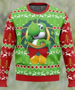 Yoshi Super Mario Ugly Christmas Sweater