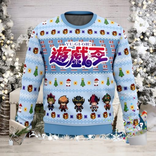 Yu Gi Oh Character Sprites Ugly Christmas Sweater