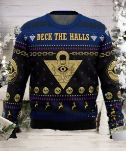 Yu Gi Oh Millennium Eye Deck The Halls Ugly Christmas Sweater