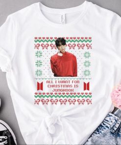 bts jungkook christmas ugly sweater t shirt t shirt