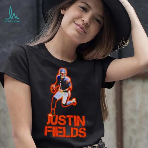 justin Fields Chicago Bears running shirt