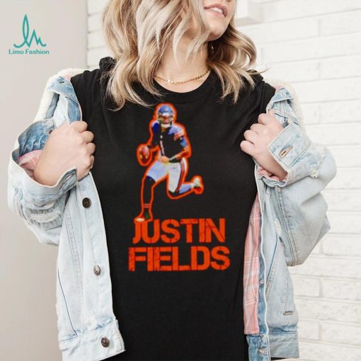 justin Fields Chicago Bears running shirt