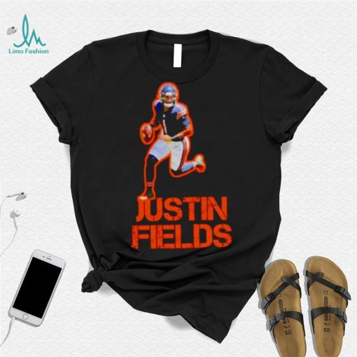 justin Fields Chicago Bears running shirt