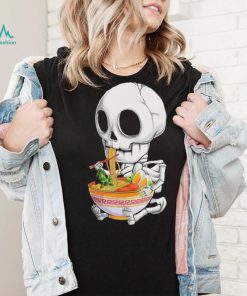 kawaii japanese anime Skeleton Halloween ramen Food Lovers Classic Shirt