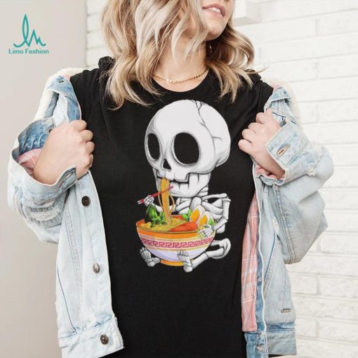 kawaii japanese anime Skeleton Halloween ramen Food Lovers Classic Shirt