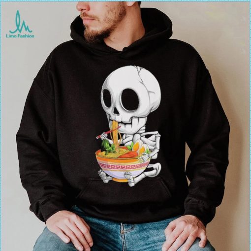 kawaii japanese anime Skeleton Halloween ramen Food Lovers Classic Shirt
