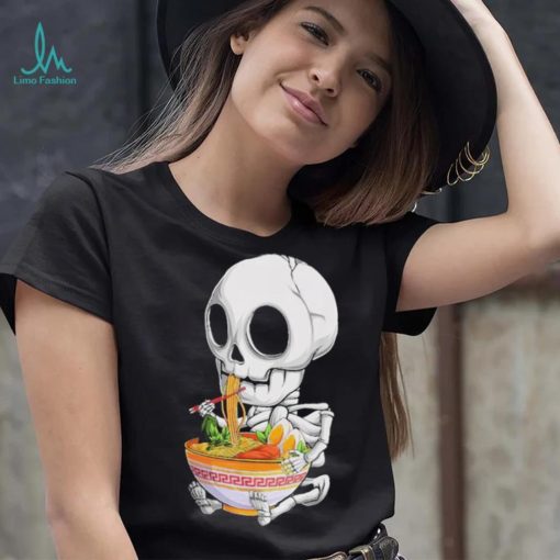 kawaii japanese anime Skeleton Halloween ramen Food Lovers Classic Shirt