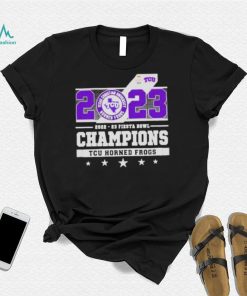 2023 Fiesta Bowl Champions Tcu Horned Frogs matchup shirt