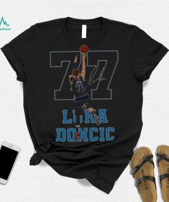 #77 Dallas team player and so high basketball luka doncic shirt