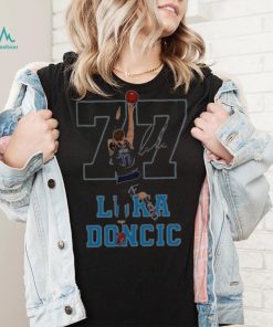 #77 Dallas team player and so high basketball luka doncic shirt