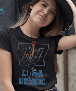 #77 Dallas team player and so high basketball luka doncic shirt