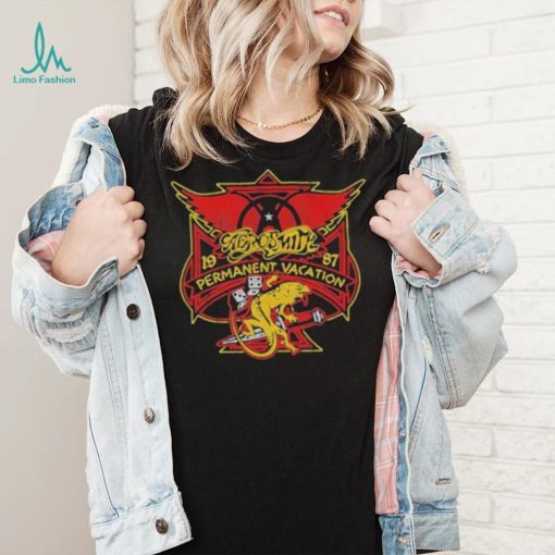 Aerosmith 1987 Permanent Vacation Lizard Shirt