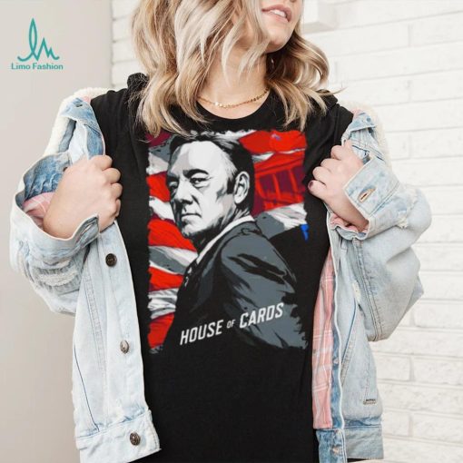 American Flag Art House Of Cards Shirt