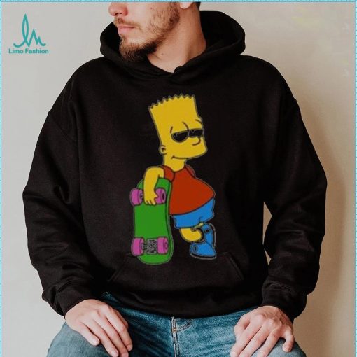 Bart simpson skis shirt