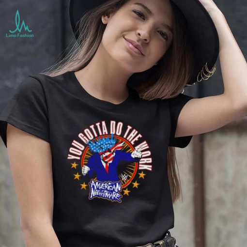 Cody Rhodes gotta do the Work American Nightmare logo shirt