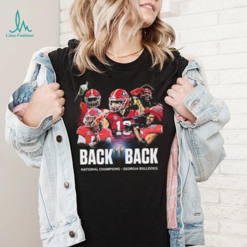 College Football Ga Vs Tcu Georgia Bulldogs Back To Back T shirt