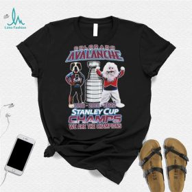 Colorado Avalanche 1996 2001 2022 Stanley Cup Champions We Are The Champions Shirt