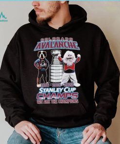 Colorado Avalanche 1996 2001 2022 Stanley Cup Champions We Are The Champions Shirt