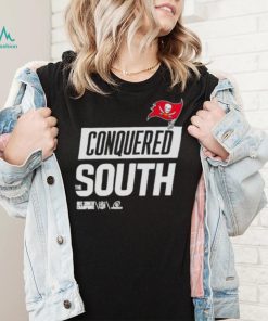 Conquered the south nfc south champions tampa bay buccaneers 2023 shirt