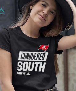 Conquered the south nfc south champions tampa bay buccaneers 2023 shirt