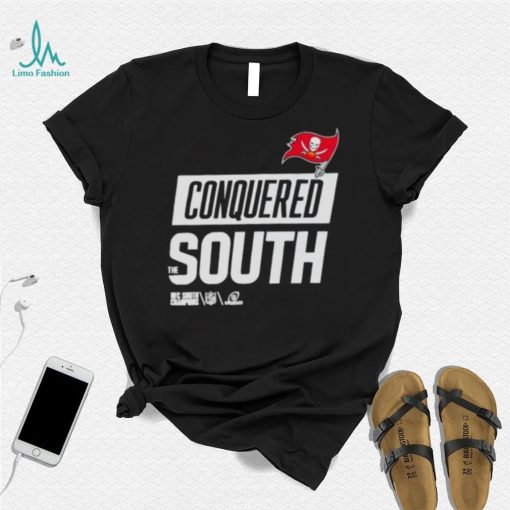 Conquered the south nfc south champions tampa bay buccaneers 2023 shirt