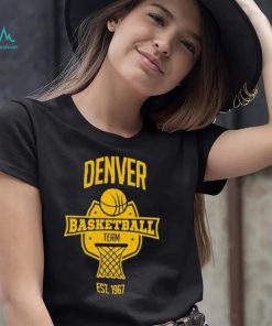 Denver Basketball Team Inspired Denver Nuggets Colorado Basketball Team Shirt