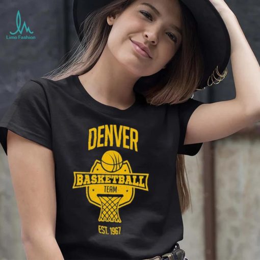 Denver Basketball Team Inspired Denver Nuggets Colorado Basketball Team Shirt