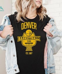 Denver Basketball Team Inspired Denver Nuggets Colorado Basketball Team Shirt