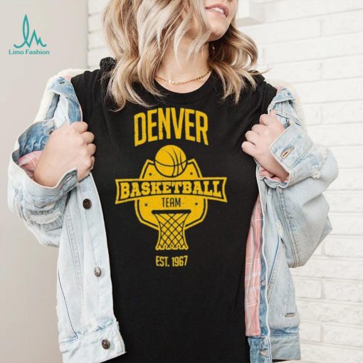 Denver Basketball Team Inspired Denver Nuggets Colorado Basketball Team Shirt