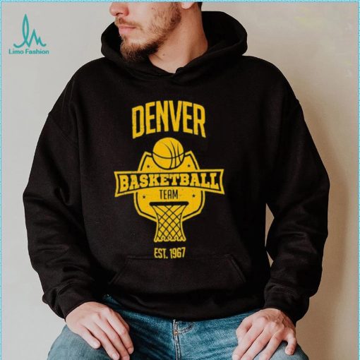 Denver Basketball Team Inspired Denver Nuggets Colorado Basketball Team Shirt