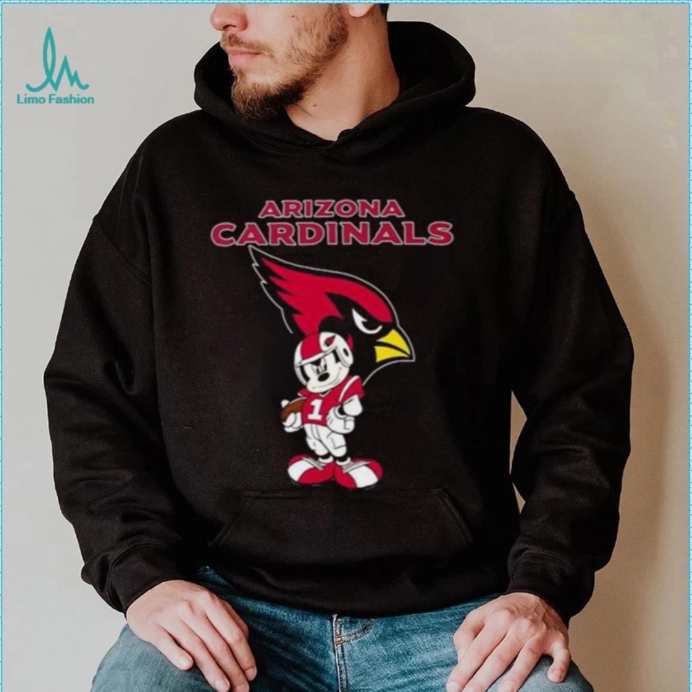 I Love The Cardinals Mickey Mouse Arizona Cardinals T-Shirt - T-shirts Low  Price