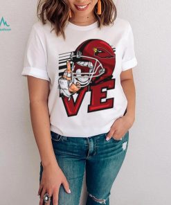 Fan NFL Love Sign Arizona Cardinals T Shirt