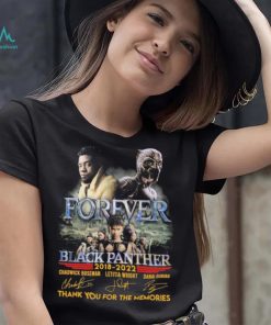 Forever Black Panther 2018 2022 Thank You For The Memories Signatures Shirt