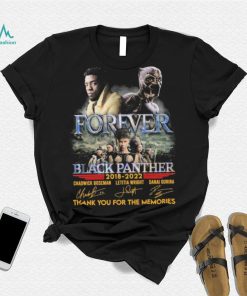 Forever Black Panther 2018 2022 Thank You For The Memories Signatures Shirt