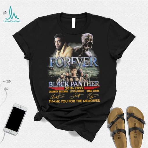 Forever Black Panther 2018 2022 Thank You For The Memories Signatures Shirt