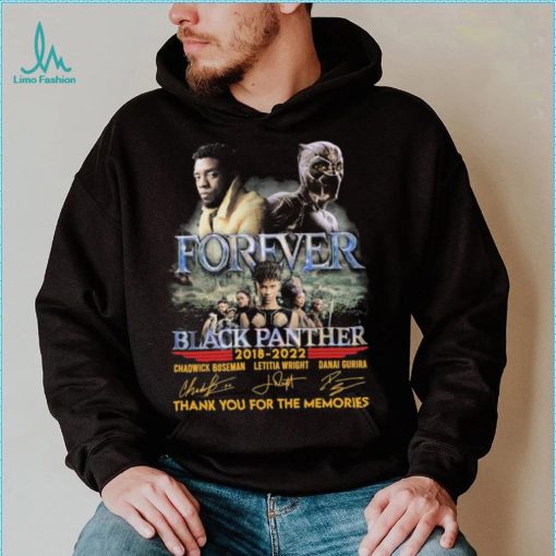 Forever Black Panther 2018 2022 Thank You For The Memories Signatures Shirt