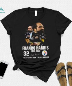 Franco Harris 1950 2022 32 Years Thank You For The Memories Franco Harris T Shirt