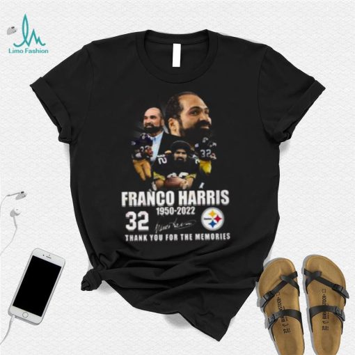 Franco Harris 1950 2022 32 Years Thank You For The Memories Franco Harris T Shirt